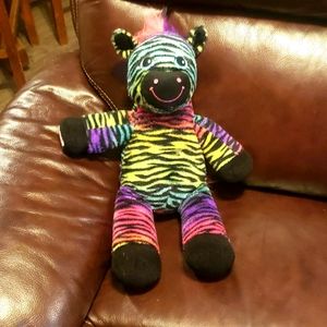 Rainbow Zebra Build-a-Bear